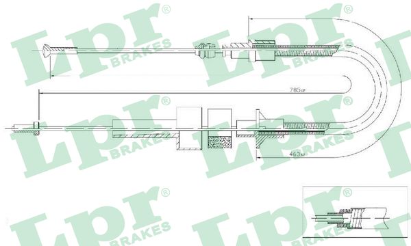 LPR Kuplungbowden C0041C_LPR