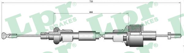 LPR Kuplungbowden C0080C_LPR