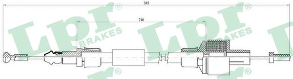 LPR Kuplungbowden C0081C_LPR