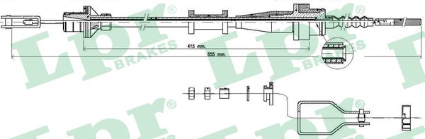 LPR Kuplungbowden C0114C_LPR