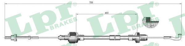 LPR Kuplungbowden C0126C_LPR