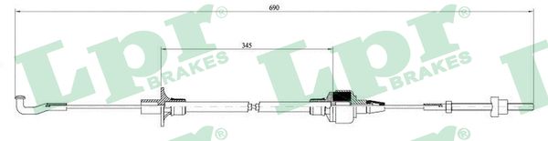 LPR Kuplungbowden C0127C_LPR