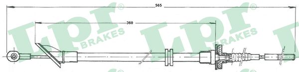 LPR Kuplungbowden C0133C_LPR