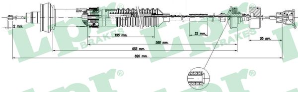 LPR Kuplungbowden C0153C_LPR