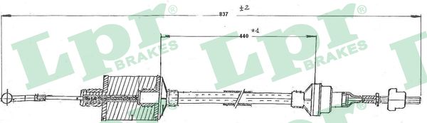 LPR Kuplungbowden C0159C_LPR