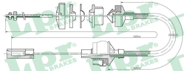 LPR Kuplungbowden C0164C_LPR