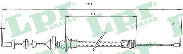 LPR Kuplungbowden C0176C_LPR