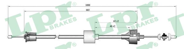 LPR Kuplungbowden C0191C_LPR