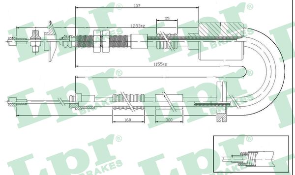 LPR Kuplungbowden C0195C_LPR