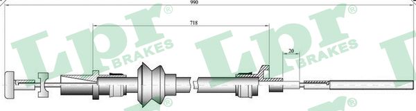 LPR Kuplungbowden C0221C_LPR