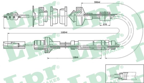 LPR Kuplungbowden C0238C_LPR