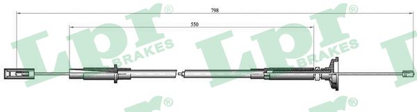 LPR Kuplungbowden C0261C_LPR