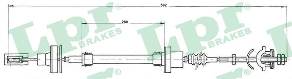 LPR Kuplungbowden C0272C_LPR