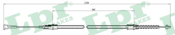 LPR Kézifék bowden C0563B_LPR