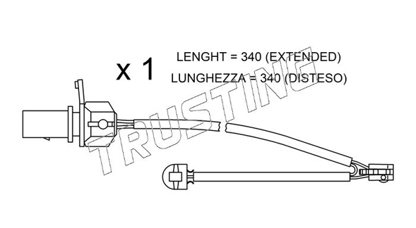 TRUSTING Fékkopás jelző SU.295_TRUST
