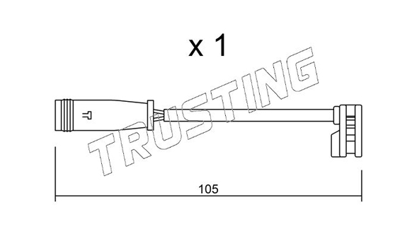 TRUSTING Fékkopás jelző SU.313_TRUST