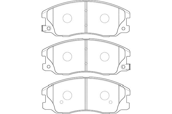 KAVO PARTS Első fékbetét BP-1012_KP