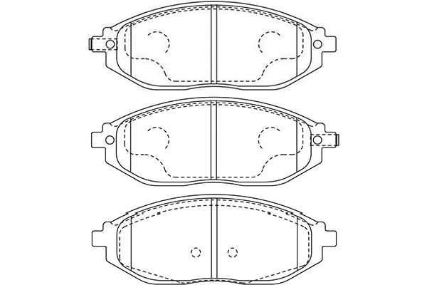 KAVO PARTS Fékbetét, mind BP-1016_KP