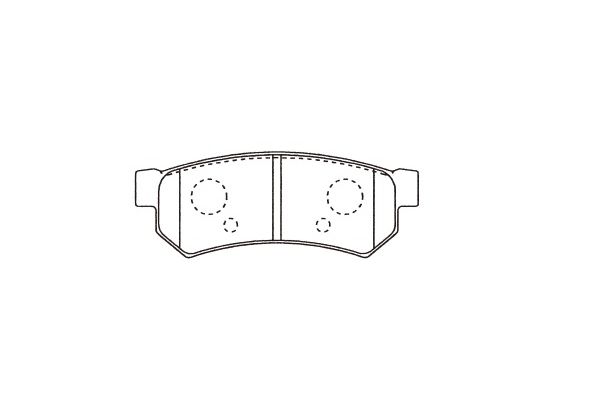 KAVO PARTS Hátsó fékbetét BP-1019_KP