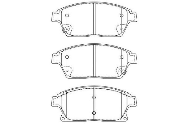 KAVO PARTS Első fékbetét BP-1020_KP