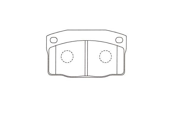 KAVO PARTS Fékbetét, mind BP-1024_KP