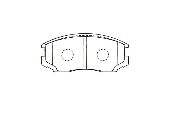 KAVO PARTS Fékbetét, mind BP-1515_KP