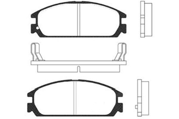 KAVO PARTS Fékbetét, mind BP-2008_KP