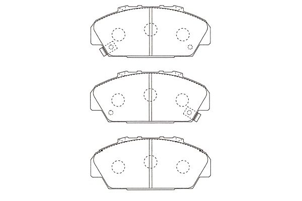 KAVO PARTS Fékbetét, mind BP-2018_KP