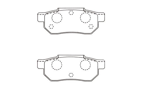 KAVO PARTS Fékbetét, mind BP-2031_KP