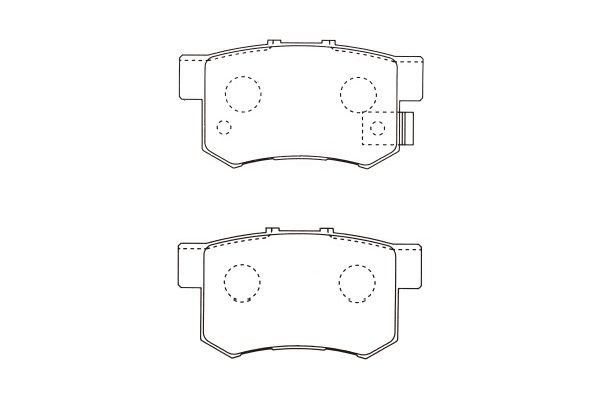 KAVO PARTS Hátsó fékbetét BP-2032_KP