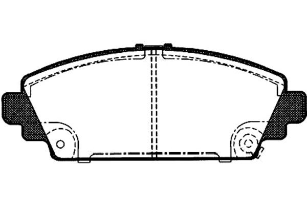 KAVO PARTS Fékbetét, mind BP-2034_KP