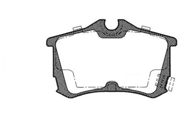 KAVO PARTS Fékbetét, mind BP-2035_KP