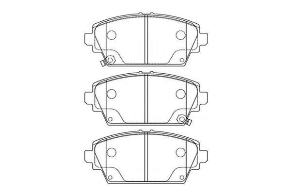 KAVO PARTS Fékbetét, mind BP-2036_KP