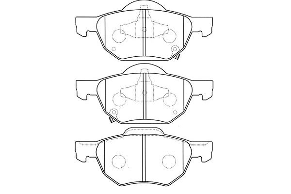 KAVO PARTS Első fékbetét BP-2045_KP