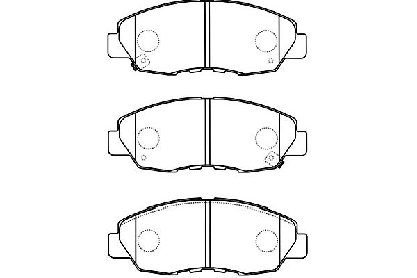 KAVO PARTS Fékbetét, mind BP-2049_KP