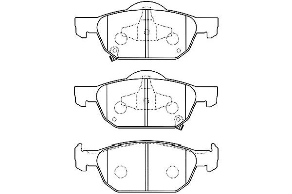 KAVO PARTS Első fékbetét BP-2056_KP