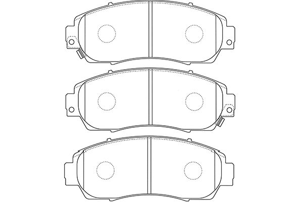 KAVO PARTS Fékbetét, mind BP-2059_KP