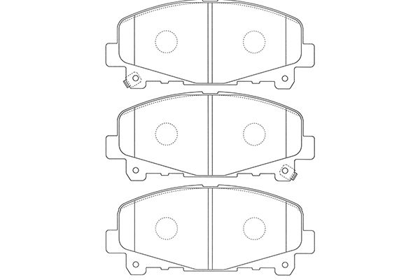 KAVO PARTS Fékbetét, mind BP-2060_KP