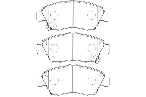 KAVO PARTS Fékbetét, mind BP-2061_KP