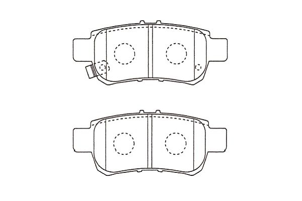 KAVO PARTS Fékbetét, mind BP-2064_KP