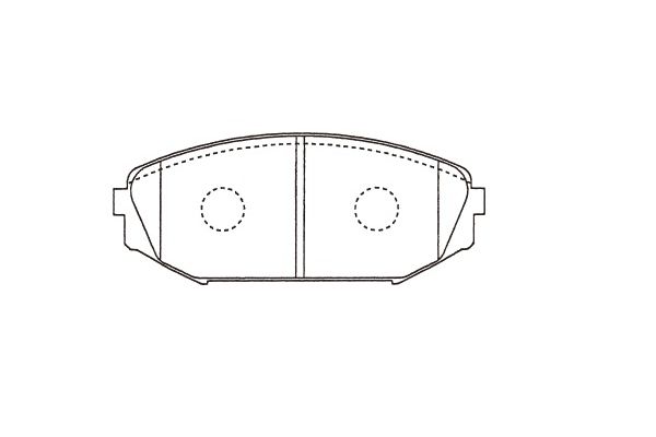 KAVO PARTS Fékbetét, mind BP-2066_KP