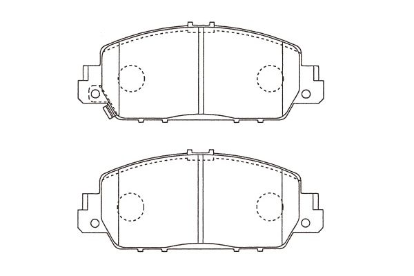 KAVO PARTS Fékbetét, mind BP-2067_KP