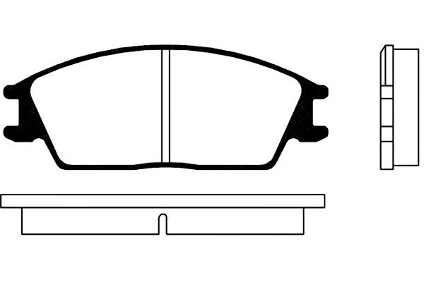 KAVO PARTS Fékbetét, mind BP-3001_KP