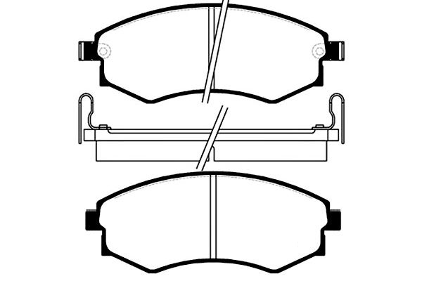 KAVO PARTS Fékbetét, mind BP-3003_KP