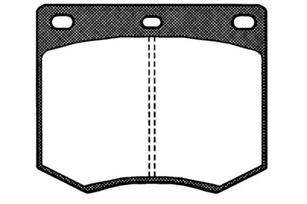 KAVO PARTS Fékbetét, mind BP-3010_KP