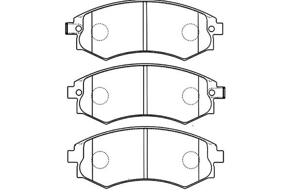 KAVO PARTS Fékbetét, mind BP-3025_KP