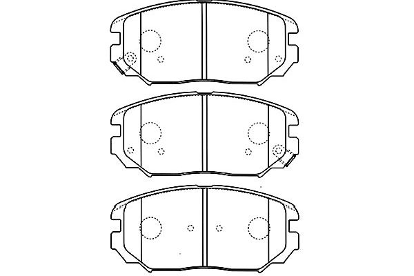 KAVO PARTS Fékbetét, mind BP-3029_KP