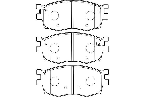 KAVO PARTS Első fékbetét BP-3031_KP