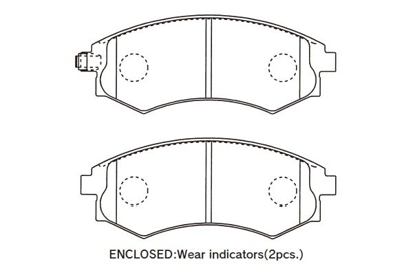 KAVO PARTS Fékbetét, mind BP-3041_KP