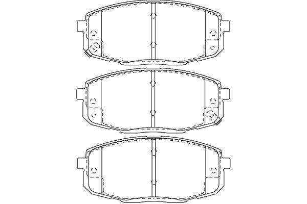 KAVO PARTS Első fékbetét BP-3043_KP